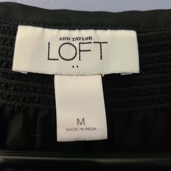 Ann Taylor LOFT embroidered peasant blouse - Picture 5 of 6